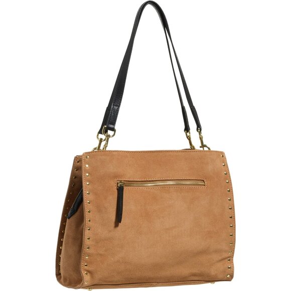 ***American Leather Co. Lenox Studded Triple-Entry Satchel 2.0 - Suede*** - Picture 5 of 6